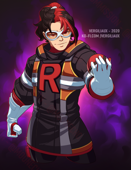Team GO Rocket Leader Arlo A commissioned piece for a very good friend, @lunarreverb ^^