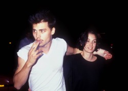 Dicaprio-Diaries:  Johnny Depp + Winona Ryder (1990)