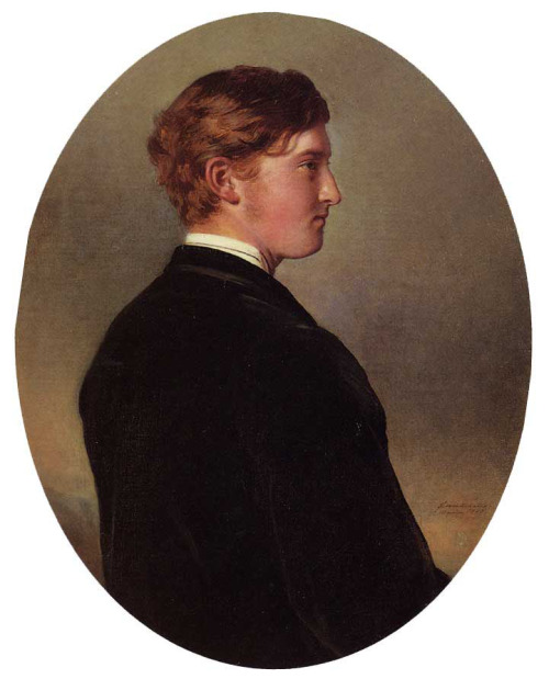 franz-xaver-winterhalter: William Douglas Hamilton, 12th Duke of Hamilton, 1863, Franz Xaver Winterh