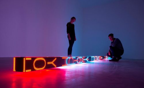 XXX excdus:  Softer Targets Jenny Holzer  photo