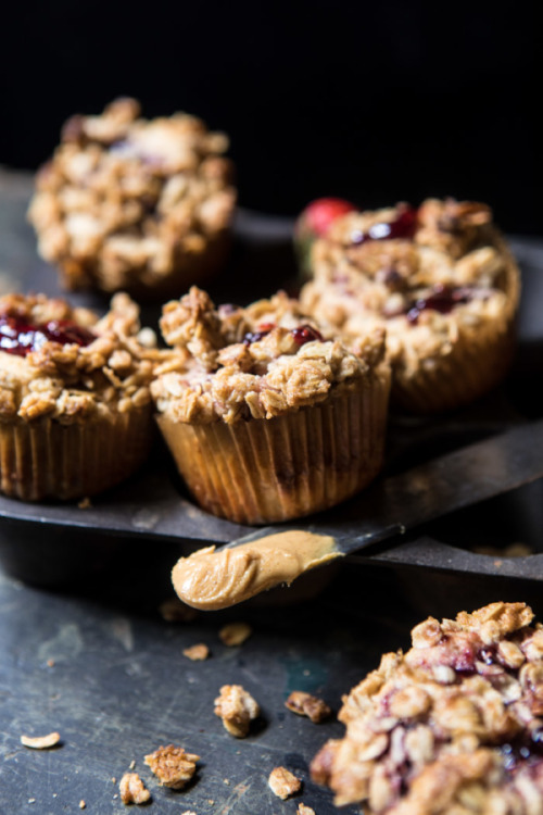 Sex sweetoothgirl:  PB&J Oat Streusel Muffins pictures