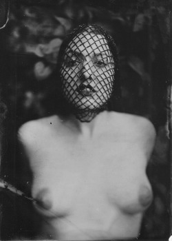 genuineporcelain:  Wet plate tintype by photographer