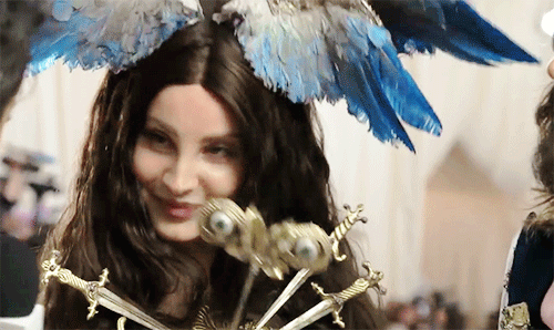 honeymoonavenue:Lana Del Rey attends the Heavenly Bodies: Fashion &amp; The Catholic Imagin