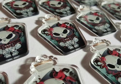 senatorspade:Overwatch Reaper charms are here and ready to ship! Find them HERE