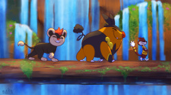 alternative-pokemon-art:  Artist A crossover by request (Pokemon x Lion King). 