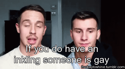itsokaytoshine:  Jake and Christian’s advice on how to react when someone comes out! Video here!