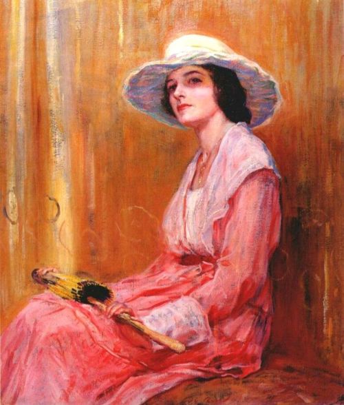 vizuart:Guy Rose - The Model (1919)