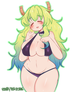 vonnirarts:Doodle of Lucoa before bed! ;9  