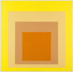 hipinuff:  Josef Albers (German-American, 1888-1976), Homage to the square, 1964, oil on masonite, 100 x 100 cm 