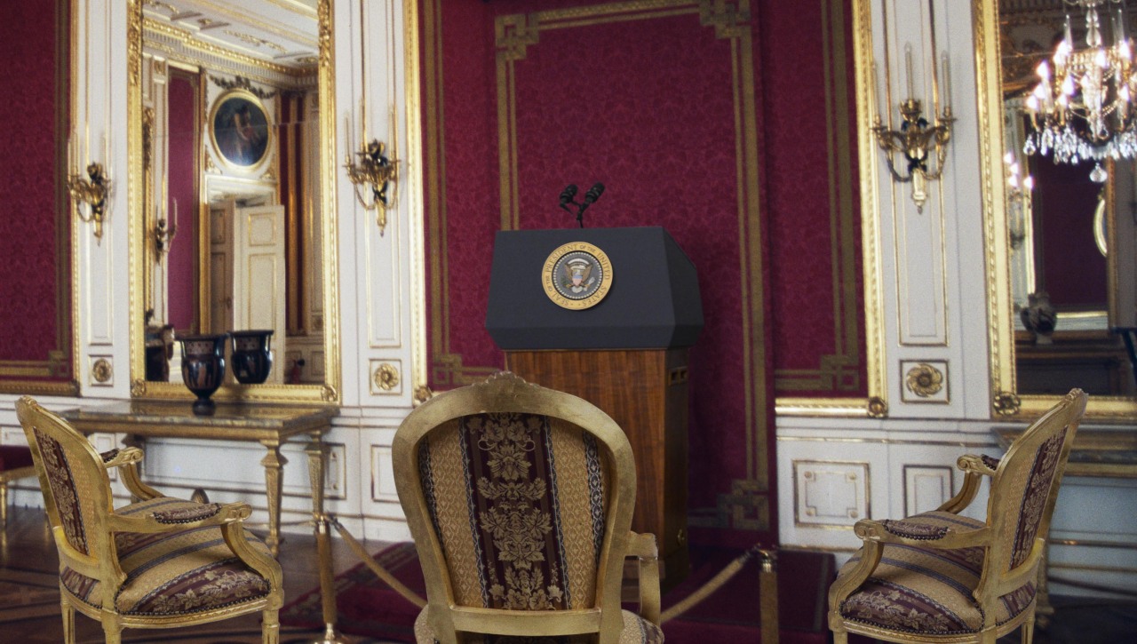 theonion:  Trump Unveils Exclusive Double Platinum–Level Press Room For Only Select