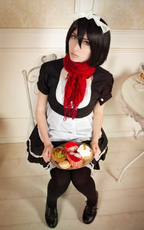 jazzie560: hiragiizawaii: Cosplay Mikasa Ackerman By Tovarish He’s a guy tovarish-n.devi