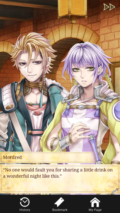 galahadmordred:Galahad and Mordred have a lot of interactions in this game