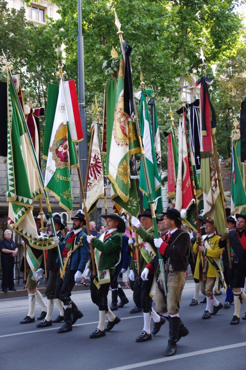 Otto von Habsburg’s funeral procession.