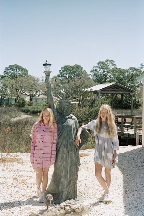 The twins for BALLAD OF LUNA IN BIRD COAT (2015) by Rebekah Campbell 