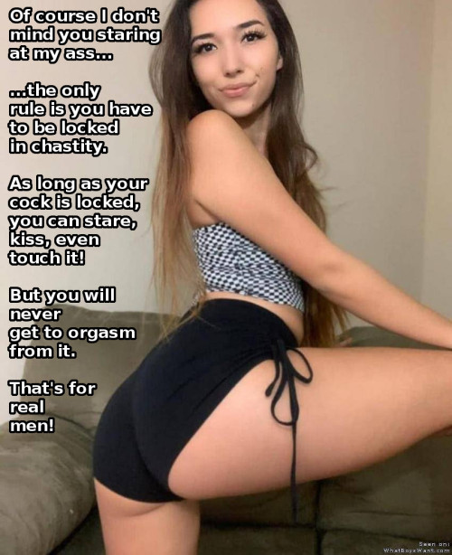 Chastity Captions