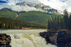 greekg0ds:  Athabasca Falls by jvdmeij 