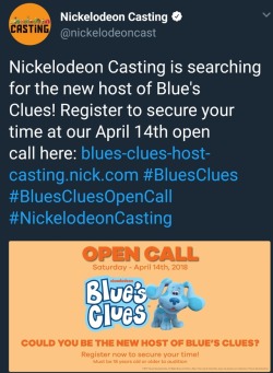 plantkat: captaindoubled:  instant-oatmeal:  gad-riel: If anyone is looking up for the chance in getting into entertainment and making a new generation of kids find some clues, it’s youre time to shine! Don’t wanna dissuade anyone from auditioning,