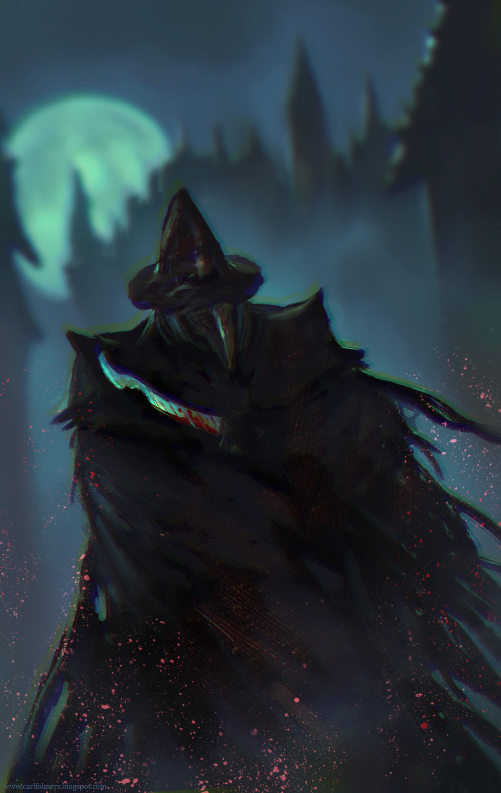 gamingpixels:  Bloodborne Fan Arts:#1 CrowGuard by Alexander Kretov#2 Dead-hearted