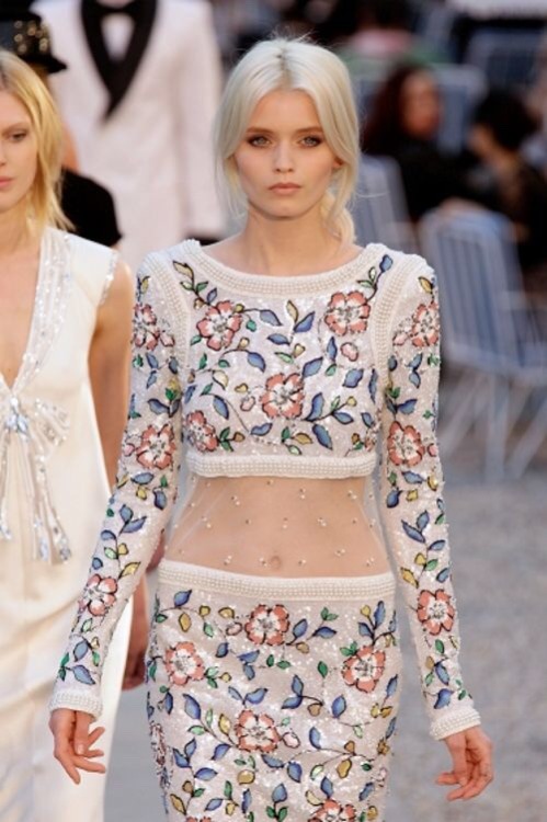 dilek-hanif:  Abbey Lee at Chanel porn pictures