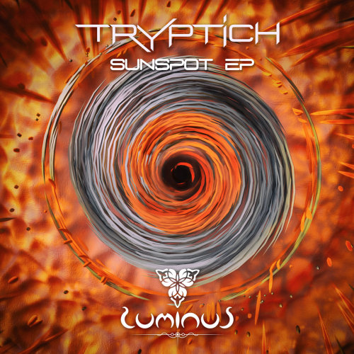 Album art for Tryptich’s “Sunspot” EP - out March 17, 2016 on Luminus Music