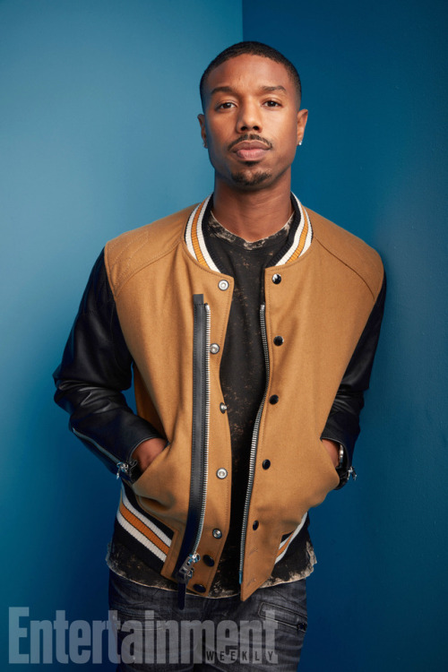 Michael B. Jordan at Comic-Con 2017 for Entertainment Weekly