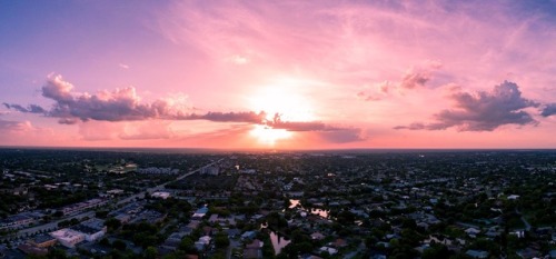 drxgonfly:Coral Springs, Aerial sunset (by Kenneth Carlson)