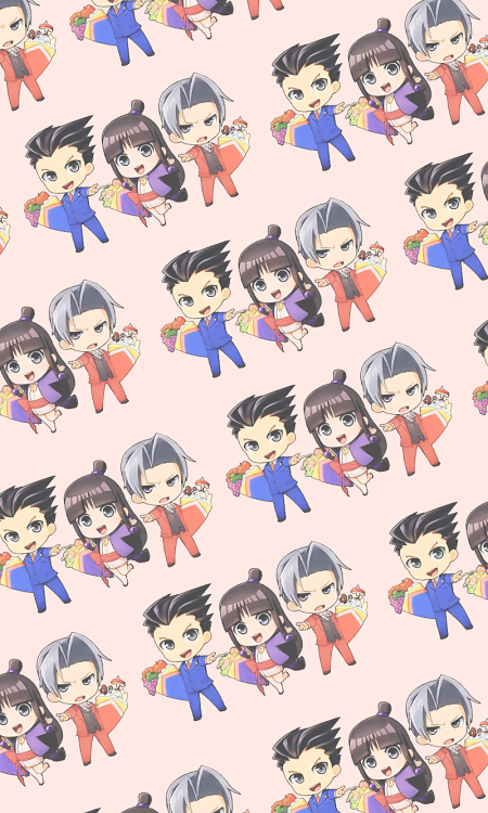 nanahoshis:  Ace Attorney Mobile Wallpapers* 800 x 1333 pixels*Click the image to see full size* More Wallpapers