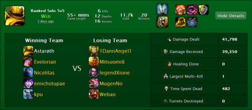 Jugando con Blitz en ranked siendo el Last Pick