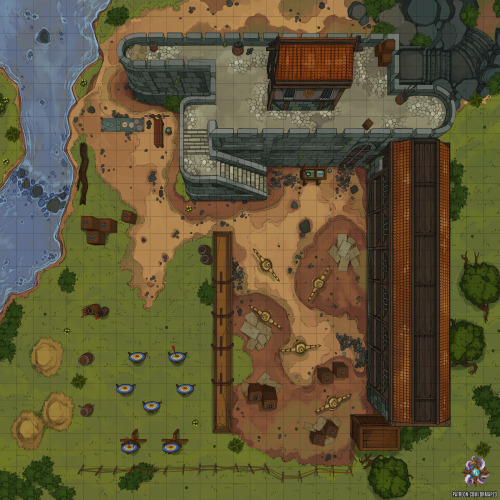 Hi, all!Today I bring you a battle map that&rsquo;s all about training the troops! These grounds