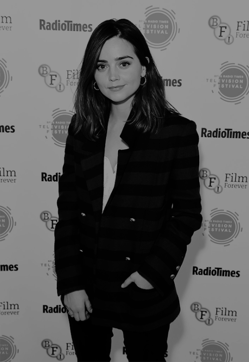 vicbertsource: Jenna Coleman attends the BFI and Radio Times TV Festival, April 2017