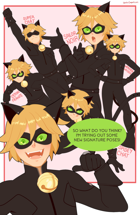 kittykichi: This was the piece I submitted for the Meowcraculous Chat Noir Zine! A free pdf digital 