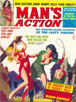 pulpcovers:  The Nazi She-Devil Who Killed