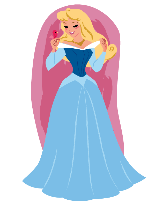 stevethompson-art:  Princess Aurora - (Sleeping Beauty) - Steve Thompson &copy;DISNEY