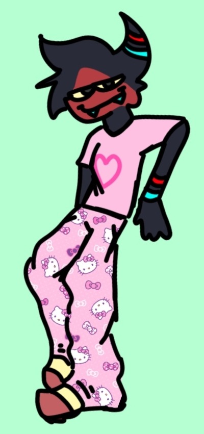 Really Rushed Doodle Of Gregoriah In Hello Kitty PJ Pants (WHEN I ASKED MARX WHO IS THE CREATOR OF GREGORIAH
