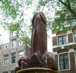 the-cockoholic:  The Penis Fountain – Amsterdam Only in Europe!! I adore the libertine attitude in Europe. If only we could get that here in the “Prudish States of America.” Sexuality is to be celebrated…not repressed.  Sexuality is a BASE NEED