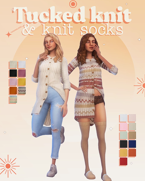 Sims & knits Hello! Bringing you today a small collection of sims & knit clothing ~ Very ran