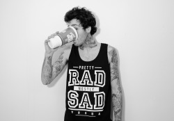 Cocaineteas:  Pretty Rad Tank - $24.00 Cad 100% Cotton Preshrunk Jersey - Made In