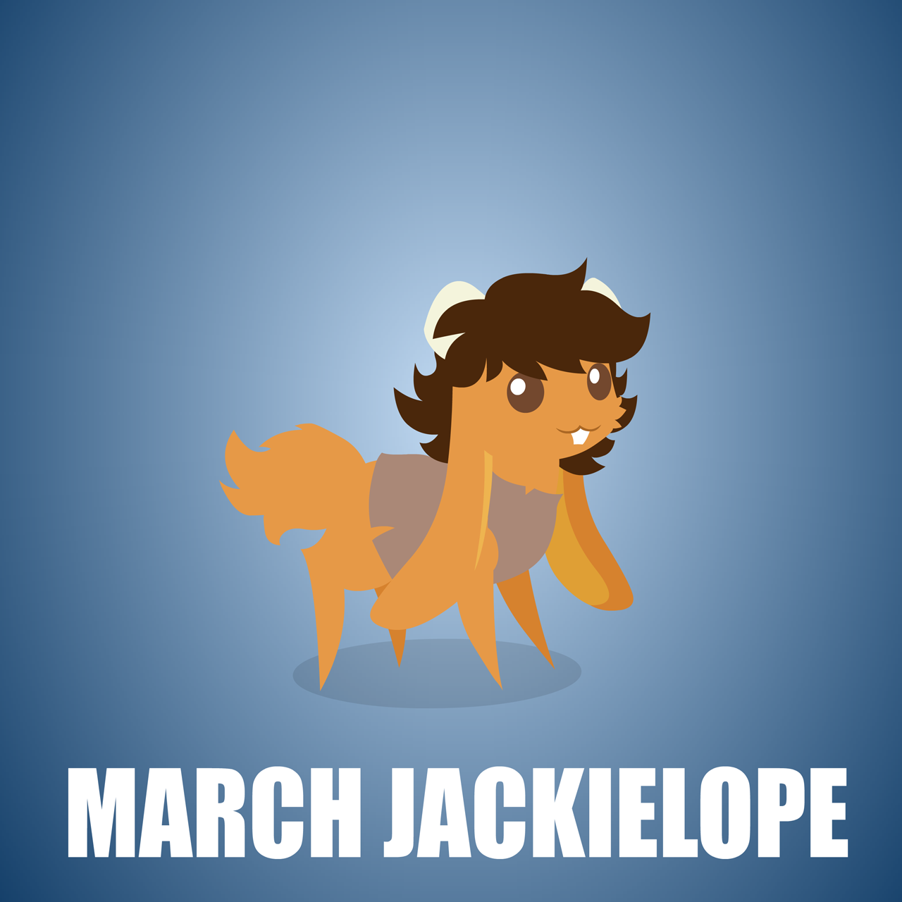 nopony-ask-mclovin: And here we have Jackie, wearing her fabulous potato sack. 