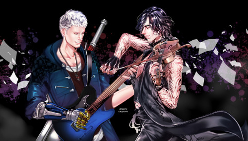 your guitar and my violin ~~~  #NeroV