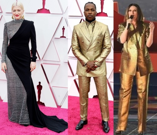 Oscar 2021 fave looks - Part 2~Part 1 here~H.E.R., Mia Neal, Kenny Lucas, Laura Pausini, Nicolette R