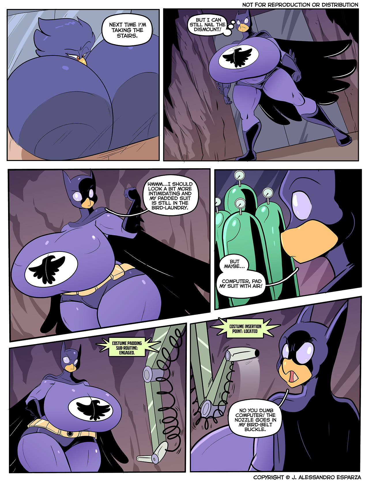 jaehthebird:  Here’s the new BustyBird comic KnightFloat! Full Color! (with a