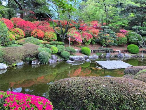 ＼おにわさん更新情報／ ‪[ 栃木県宇都宮市 ] 八幡山公園 日本庭園 Hachimanyama Park Japanese Garden, Utsunomiya, Tochigi の写真・記事を更新