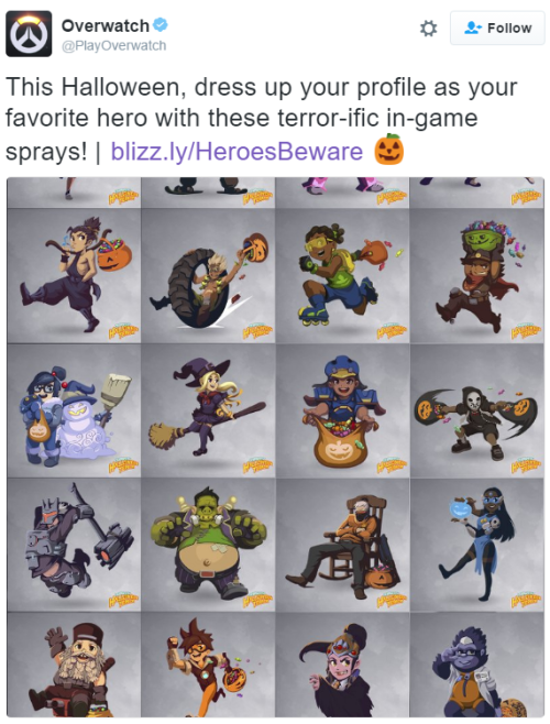 jesseshimada: Hey guys!! Blizz released a zip folder containing all of the new Halloween sprays!! T