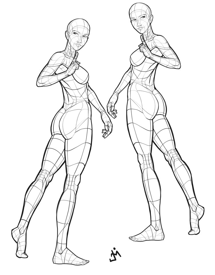 Add Energy, Personality and Attitude to Female Poses - PaintingTube