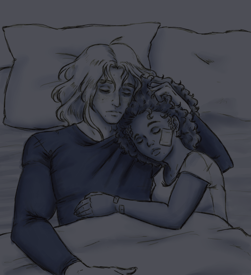 A Sketch For The Newest Chapter Of My Binary Star Hero Fanfic (sketching Is The Only Thing I Can Do In