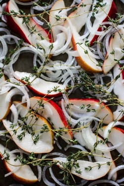 Food52:  Not Your Average Squash. Roasted Acorn Squash With Pears And Miso Dressing