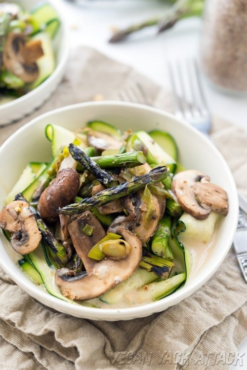 Vegan Asparagus Round UpGrilled Garlic Scapes With Asparagus & Shishito Peppers (GF Option)Vegan