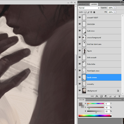 I don&rsquo;t like using a lot of layers. So when I do, I make sure to label them as clearly as 