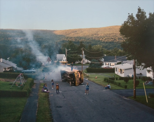 my5tic41andshit:wetheurban:PHOTOGRAPHY: Gregory Crewdson  Legendary photography Gregory Crewdson works within a photographic tradition that combines the documentary style of William Eggleston and Walker Evans with the dream-like vision of filmmakers