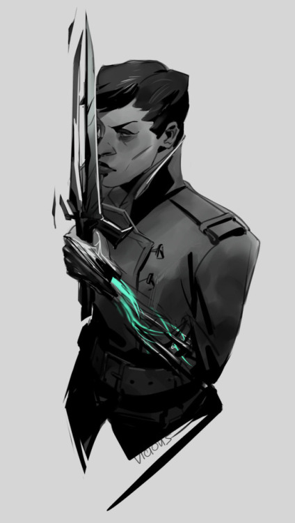 lonedeewolfart: i’ve been meaning to share these amazing dishonored sketches by @vicious-mongr